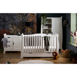 Stamford Luxe Cot Bed 3-Piece Nursery Furniture Set
