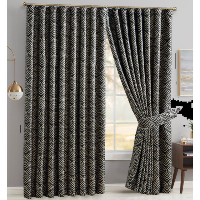 Lossett Wave Pencil Pleat Room Darkening Thermal Curtain