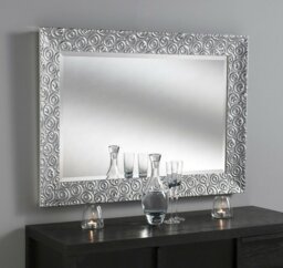 Wood Flat Wall Mirror