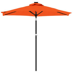 Vidaxl Parasol with Steel Pole