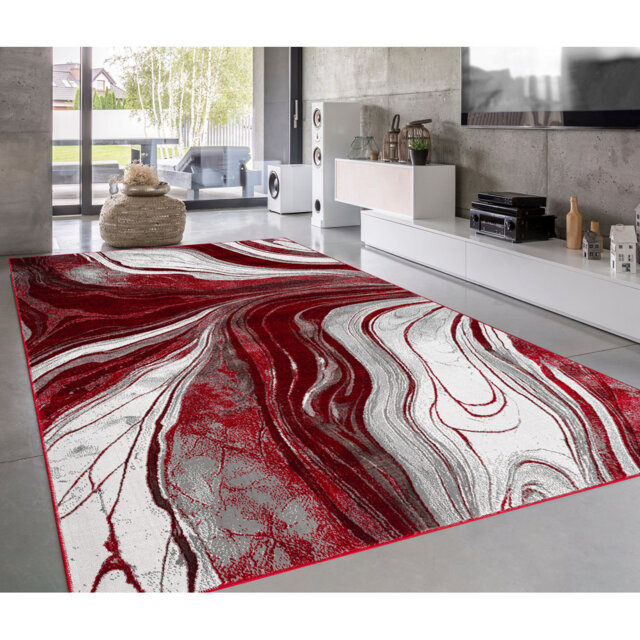 Charona Abstract Flatweave Indoor / Outdoor Area Rug