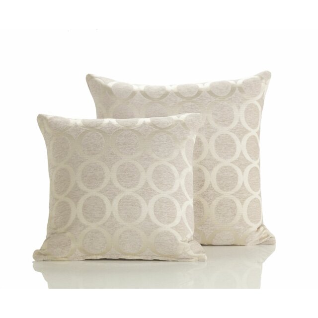 Broward Oh Geometric Cushion with Feather Filling
