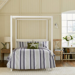 Beach House Stripe Cotton Duvet Cover Set