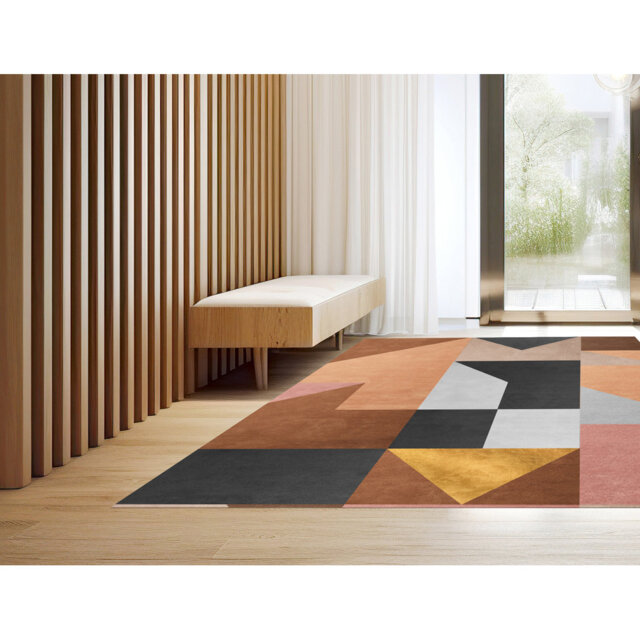 Vinyl Floor Mat for Home, modern style, non-slip PVC,  Zermatt