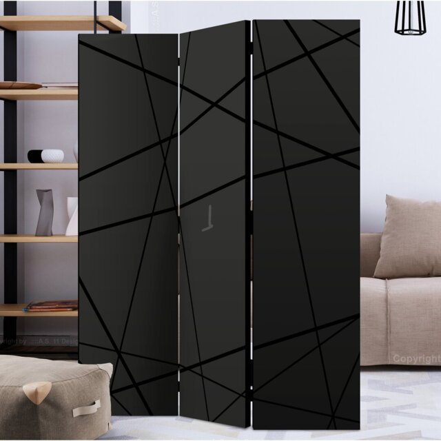 Mellville 172cm H Solid Wood Folding Room Divider