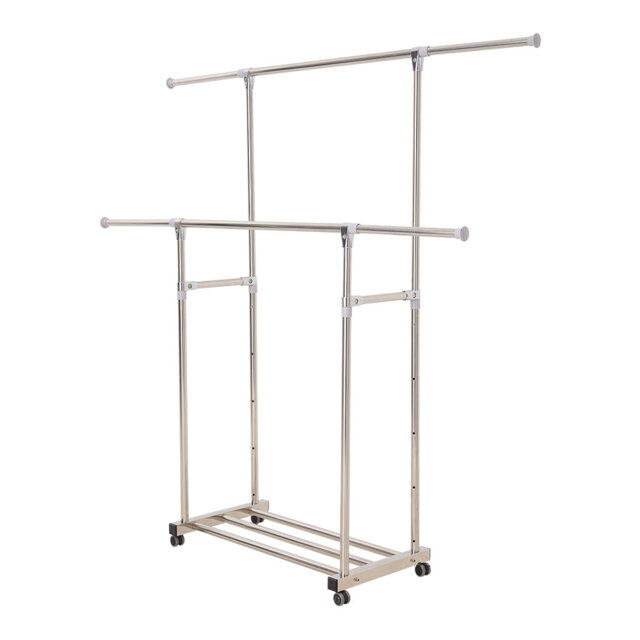 93cm Rolling Clothing Rack
