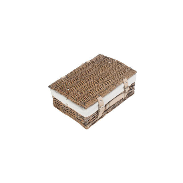 Wicker Hamper Basket with Lining