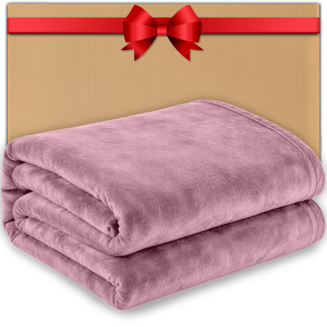 Pamposh Flannel Fleece Single Throw Blankets Microfiber Solid Blankets for Bed and Couch Ultrasoft Lightweight Plush Fleece Blanket Single Size for Ca