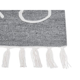 Williar Flatweave Polyester Grey Rug