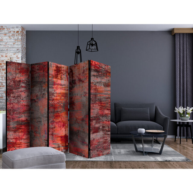 Room Divider - Red Metal II [Room Dividers]