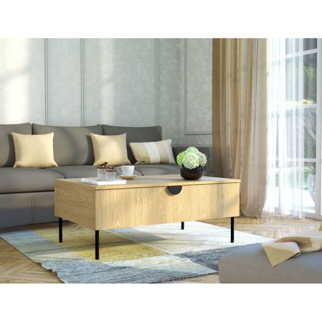 MOND 07 – COFFEE TABLE (1SHELF) R20508-BALTIC OAK RW R20508-BALTIC OAK RW 07 B