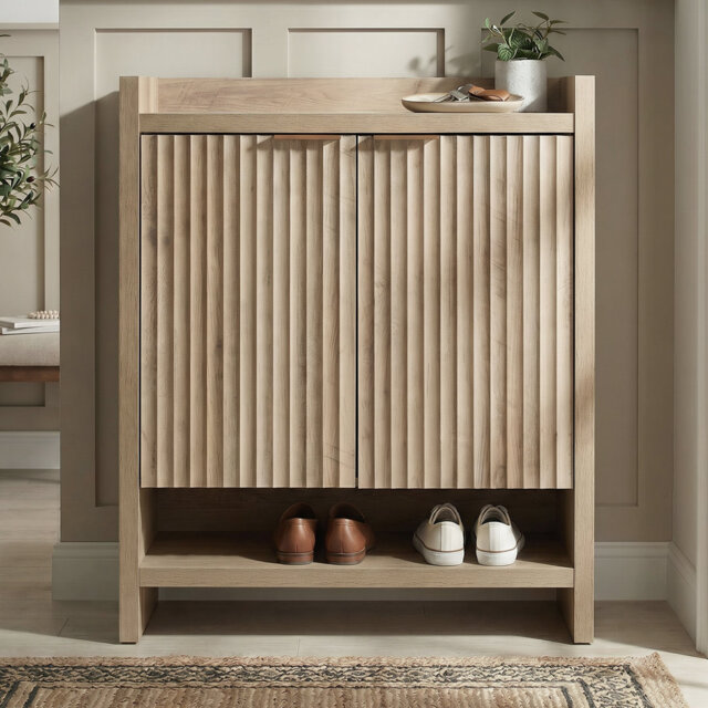 Nicolee 24 Pair Shoe Storage Cabinet
