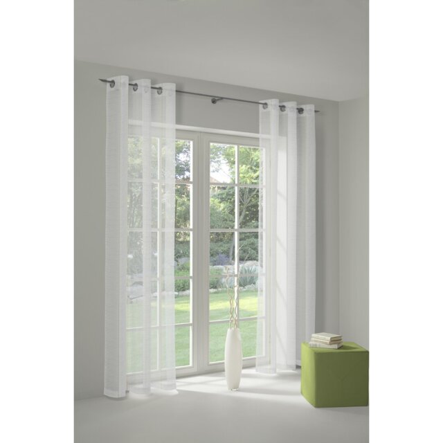 Canadice Semi Sheer Curtain Single Panel