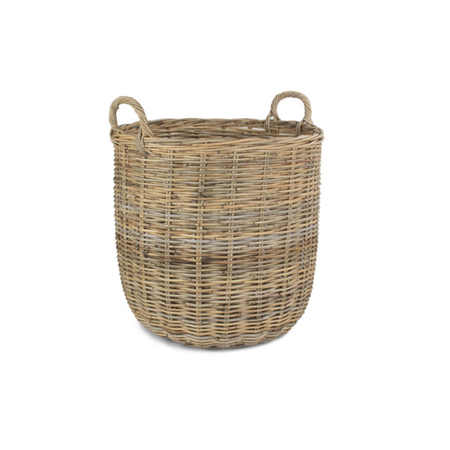 Krystal Rattan Log Storage Basket