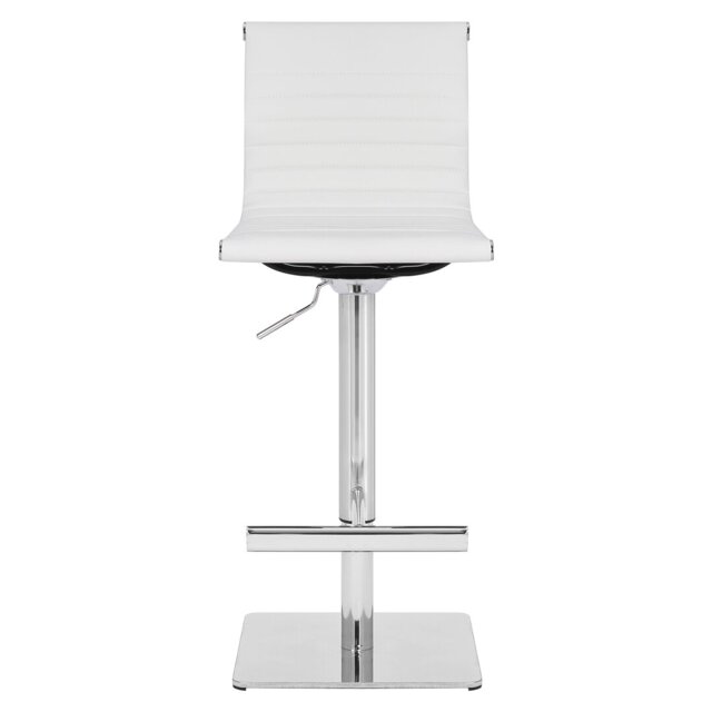 Batres Swivel Upholstered Adjustable Height Counter Stool with Metal Frame