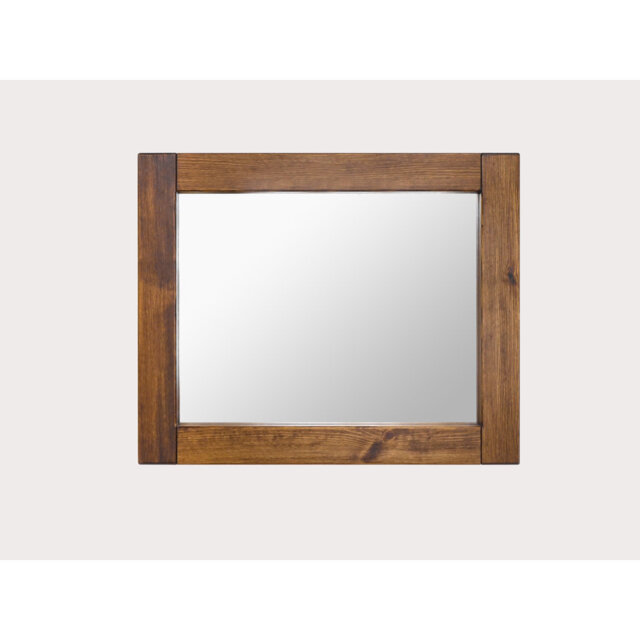 Broussard Wood Flat Mirror
