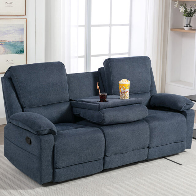 Sydney Latch Recliner 3 Seater Sofa