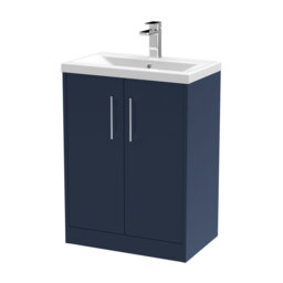 Juno 610mm Single Bathroom Vanity with Drop In Vitreous China Basin