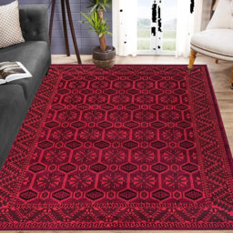 Luxury Floral Large Traditional Rugs Bedroom Living Room Hallway Door Mat