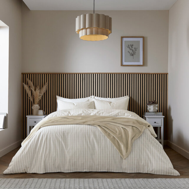 Tranquil Check Duvet Cover Set