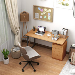 Metal Base Computer Desk