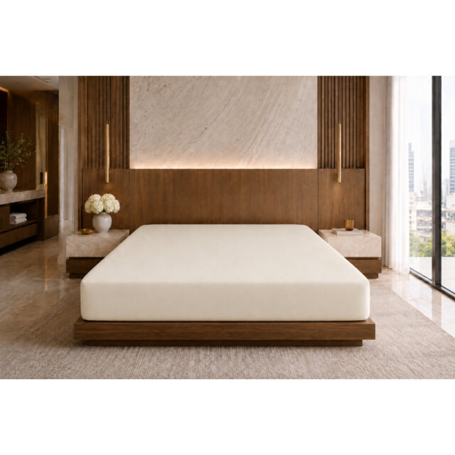 Plain Dye 200 TC Egyptian-Quality Cotton Egyptian Cotton Plain Weave / Muslin Fitted Sheet