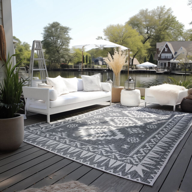 Gemini Ornamental Indoor / Outdoor Area Rug