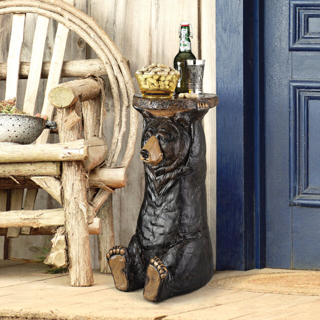 Black Forest Bear Side Table