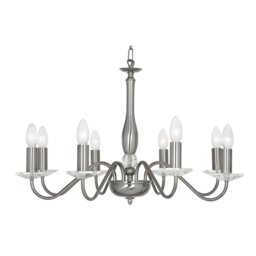 Francine 8 - Light Candle Style Chandelier