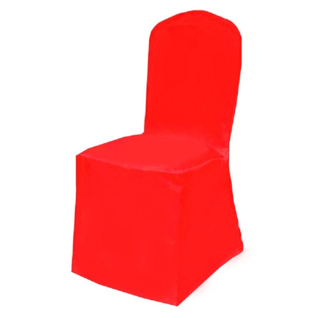 Round Top Polyester Chair Cover 10PC