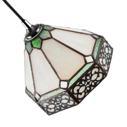 14cm H Glass Empire Pendant Shade ( No Direct Attachment Method ) in Green