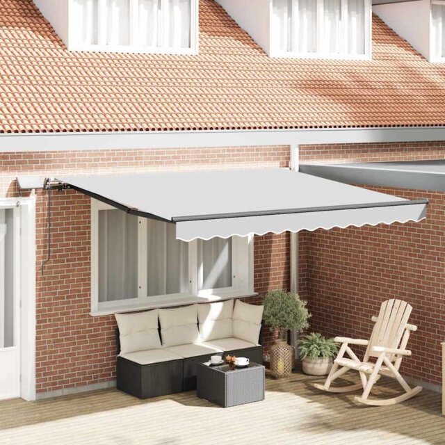 Brayden Studio Metal Cover Retractable Door / Window Awning