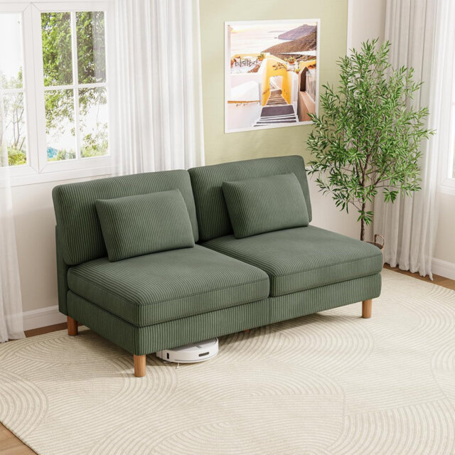 3 Seater Cotton Loveseat