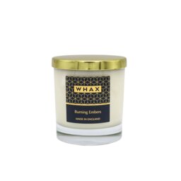 Burning Embers Scented Jar Candle with Glass Holder