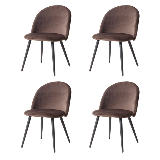 Adebola 43cm H Upholstered Metal Side Chair