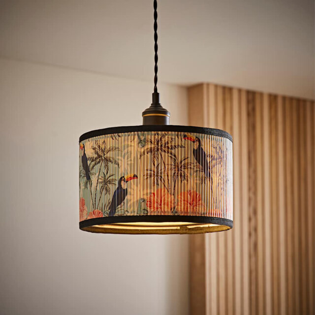 Anif Bamboo Drum Lamp Shade ( Slip-On )