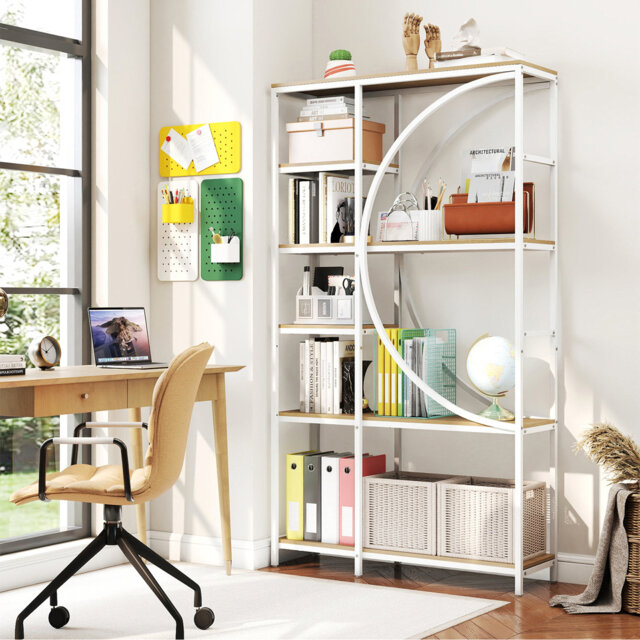 177cm H x 100cm W Metal Etagere Bookcase