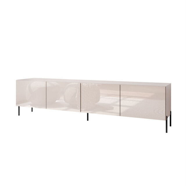 COLGANTE 200 TV Cabinet, High Gloss Cashmere