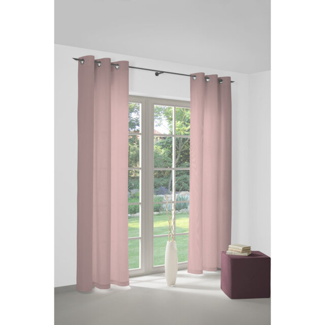Uni Collection 100% Cotton Room Darkening Curtain Single Panel
