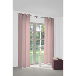 Uni Collection 100% Cotton Room Darkening Curtain Single Panel