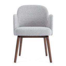 Elano Walnut Effect Ash Wooden Frame Dining Chair