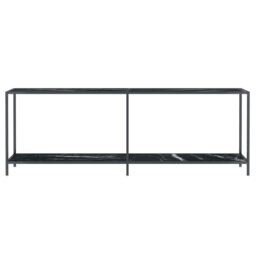Hannmeike Glass Top Console Table