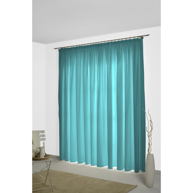 Newbury 67% Polyester And 33% Cotton Room Darkening Single Curtain Panel