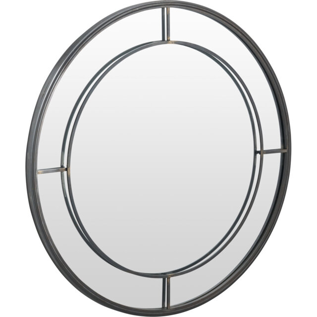 Iron Round Wall Mirror