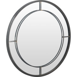 Iron Round Wall Mirror