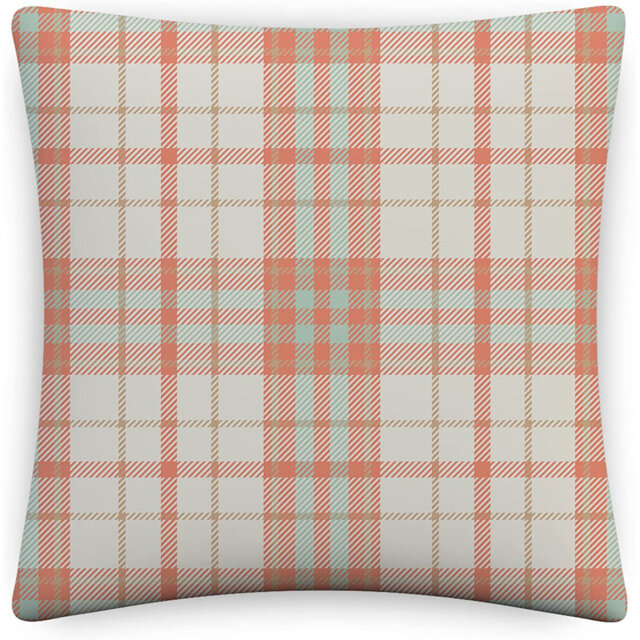 Indoor/Outdoor Square Throw Pillow Cover, Printed Cushion Cover