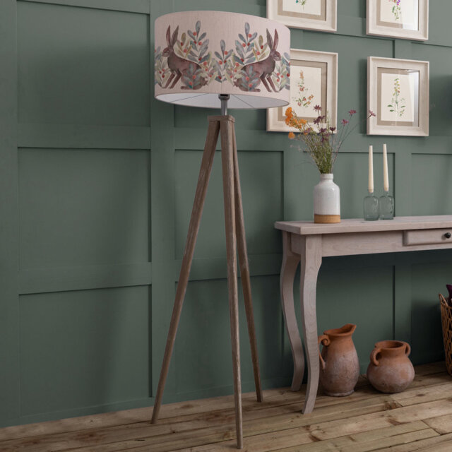 Kensuri 158cm Brown Tripod Floor Lamp