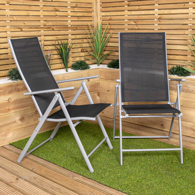 Foldable Outdoor Patio Dining Armchair
