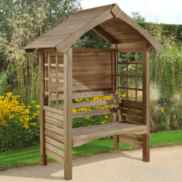 Solid Wood Pine Outdoor Bench