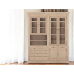 Alvares 94.48cm H x 78.74cm W Library Bookcase